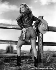Cowgirl Pinup Actress Julie Gibson - Vintage Celebrity Photo Print picture