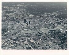 1984 Press Photo Aerial 1980s Downtown Charlotte North Carolina picture