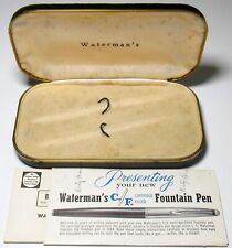 Vintage Waterman's Fountain Pen & Pencil Set Empty Box / Case Only,  picture