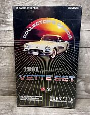 1991 Vette Set Corvette Premium Collector-A-Cards Inaugural Box Mario Andretti picture
