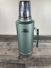 Vintage Aladdin Stanley Vacuum Bottle Half Gallon Thermos A945DH w/ Handle Green picture