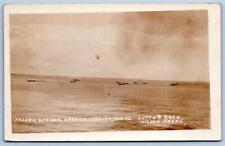RPPC CUTTER RACE FRENCH GERMAN SPANISH ENGLISH UNITED STATES WILSON PHOTO AZO picture