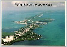 Postcard Florida Upper Keys Highways Aerial View picture