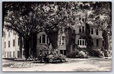 Beaver Dam WI~Warren Hall~Wayland Academy~College Prep High School~c1940 RPPC picture