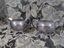 F.B. Rogers Silver Plated Sugar and Creamer picture