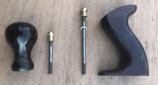 VINTAGE TALL KNOB, TOTE, STEEL RODS & BRASS NUTS FROM A STANLEY BAILEY  #4 PLANE picture