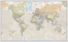 Maps International Giant World Map - Classic Large World Map Poster - Laminat... picture