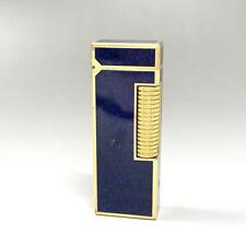 Dunhill Rollagas Lighter Gold Navy Vintage picture
