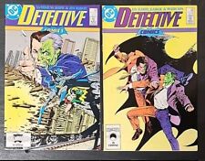 Detective Comics #580 & 581 1987 Batman Robin Two-Face VF picture