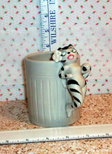 Vintage 1970’s-80’s Takahashi Sexy Cat Lady Trash Can Ceramic mug picture
