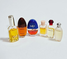 Lot of 6 Vintage Mini Perfumes Obsession Charlie Navy Nautica White Shoulders picture