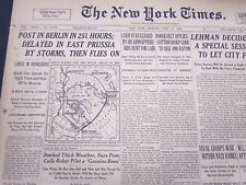 1933 JULY 17 NEW YORK TIMES - ROST IN BERLIN IN 25 3/4 HOURS - NT 5189 picture