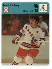 Brad Park - Ice Hockey   Sportscasters Card- LAMINATED picture