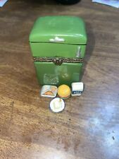PHB Vintage Limoges Fridge With Accessories picture