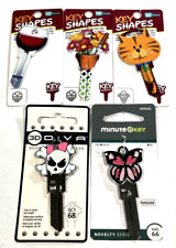 Fun Keys Blanks Cat Flowers Wine Butterfly Skull (5-Pack) picture