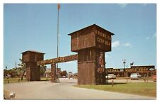 Vintage Main Entrance Frontier City Oklahoma Postcard Unused Chrome picture
