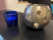 Vintage Brass Star Cutout Candle holder (comes with candle) picture