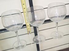 Vintage Single Large Wine Glass 8” Tall, 3-5/8” Dia. picture