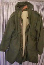 VTG M-1951 M51 Korean War Fishtail Parka with Liner, Small, Made June 1952 picture