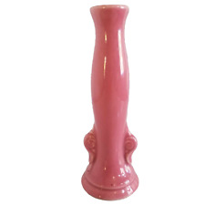 McCoy Ceramic Bud Vase Vintage Pink Mid American Art Deco 122 Glazed picture