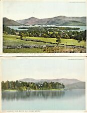 2 Sagamore Hotel from Bolton Landing Hill Lake George Vintage postcards 1912 picture