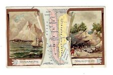 c1890's Victorian Trade Card Arbuckle Bros. Coffee Co., Cape Horn, Nitre Bed picture