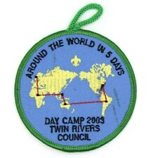 2003 Day Camp Twin Rivers Council Patch Boy Scouts BSA New York picture