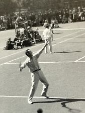Z2 Photograph Bill Johnston Peck Griffin Vs. Kinsey Bros. Tennis Match Serving  picture