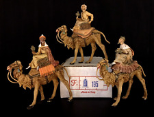 FONTANINI 3 WISEMEN MAGI KINGS ON CAMELS 51514 - ITALY 1983 - ORIG WHITE BOX picture