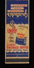 1940s Grisdale Coffee Gristede's Superior Food Markets Westchester NYC NY MB picture