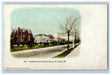 c1905s Residence in Portland Place, St. Louis Missouri MO Antique Postcard picture