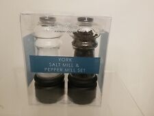 OLDE THOMPSON  YORK SALT MILL AND PEPPER MILL SET NEW picture