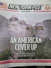 AMERICAN COVER UP RUSHMORE DEFACED CALL OF DUTY TRUTH LIES NY POST 2024 picture