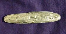 Rare Vintage Boker Hunting Dog Scene Knife High Relief picture