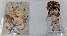 Victorian Trade Card (8) - Children/Sewing/Food/Merchandise/Blood Purifier, etc picture