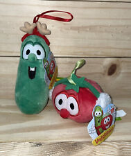 New Veggietales Holiday ornament pals Larry and Bob #320068 Super Rare picture