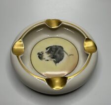 Vintage Weisley Hand Painted Pointer Dog Ashtray New Condition picture