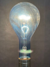Vintage Mazda GE Blue Light Bulb WORKS  150w 115v 6 3/4
