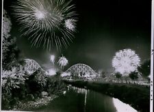 LG856 1979 Original Tom Sweeney Photo ANNUAL FLARE UP Fourth of July Fireworks picture