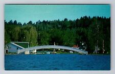 Westport-Ontario, The Bridge, Antique, Vintage Souvenir Postcard picture