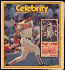 Boston Herald CELEBRITY 5/27 1984 Yaz v Ted Williams; Redford Cathy Lee Gifford picture