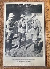 Vintage Germany Real Picture Postcard WW2 German Waffen SS Security police RPPC picture