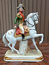 Scheibe alsbach marked German porcelain Napoleon BESSIERES horse  statue rare picture