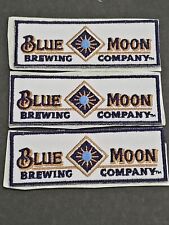 BLUE MOON Beer Patches New Lot Of 3 picture