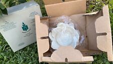 Partylite Magnolia Pillar Candle Holder P7369 for Candle NEW IN BOX Vintage NOS picture