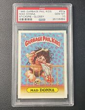 1985 GARBAGE PAIL KIDS 50A MAD DONNA PSA 10 GEM MINT GLOSSY picture