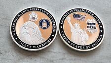 USA CIA We Are The Nation's First Line Defense Silent Warriors Challenge Coin 2” picture