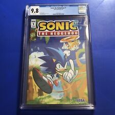 Sonic The Hedgehog #1 CGC 9.8 1ST PRINT MAIN A IDW SHADOW KNUCKLES Comic 2018 picture