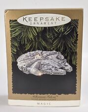 1996 Hallmark Keepsake Millennium Falcon Star Wars Magic Ornament Unused picture
