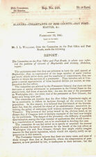 1841 Petition to Congress for Money to pay Postmaster in Maplesville, Alabama picture